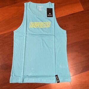 Raw Gear NWT men's blue athletic tank top in small‎ RG309